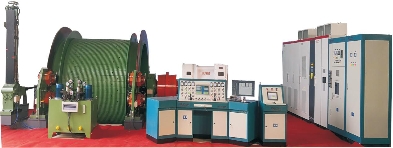 永磁減速同步電機直驅單繩纏繞式提升機 永磁減速同步電機直驅單繩纏繞式提升機